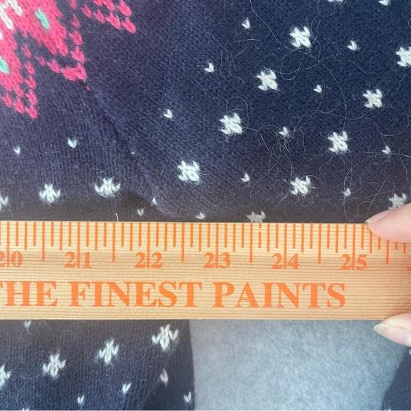 Talbots Icelandic Skandi wool design cardigan Sweater XLp - Picture 6 of 8